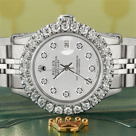 most diamond rolex bezel|genuine rolex diamond bezel.